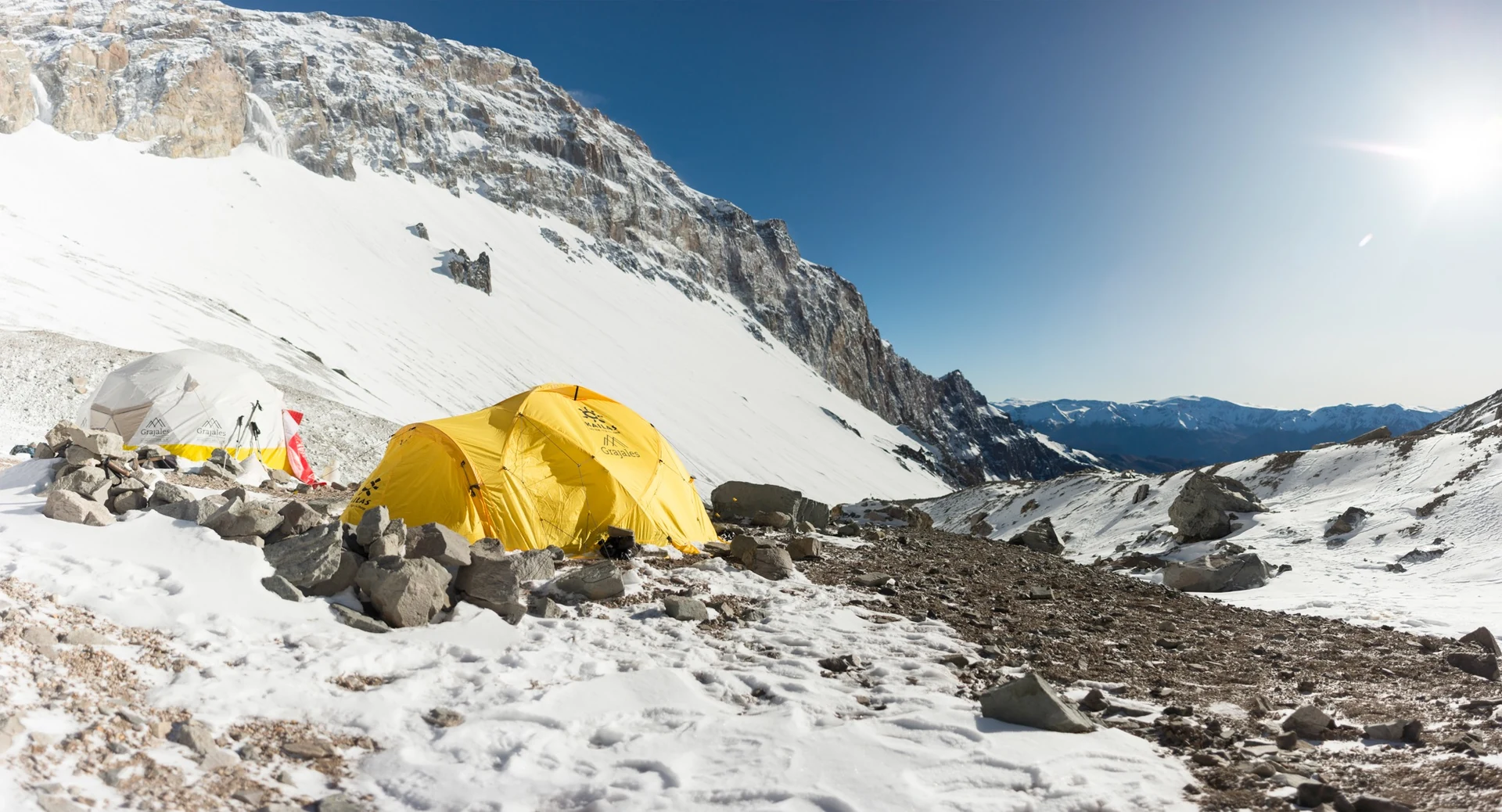 Aconcagua expedition terrain during the approach.